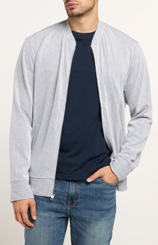 Vintage & Black Mini Herringbone Bomber