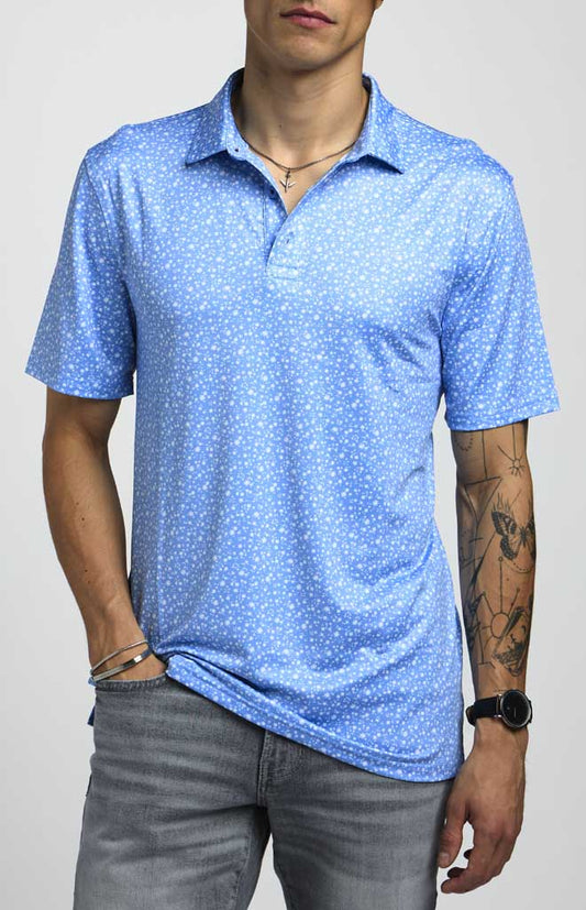Flag & Anthem Hilldale Short-Sleeve Floral Print Performance Polo