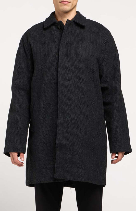 Slate & Stone Herringbone Mac Coat